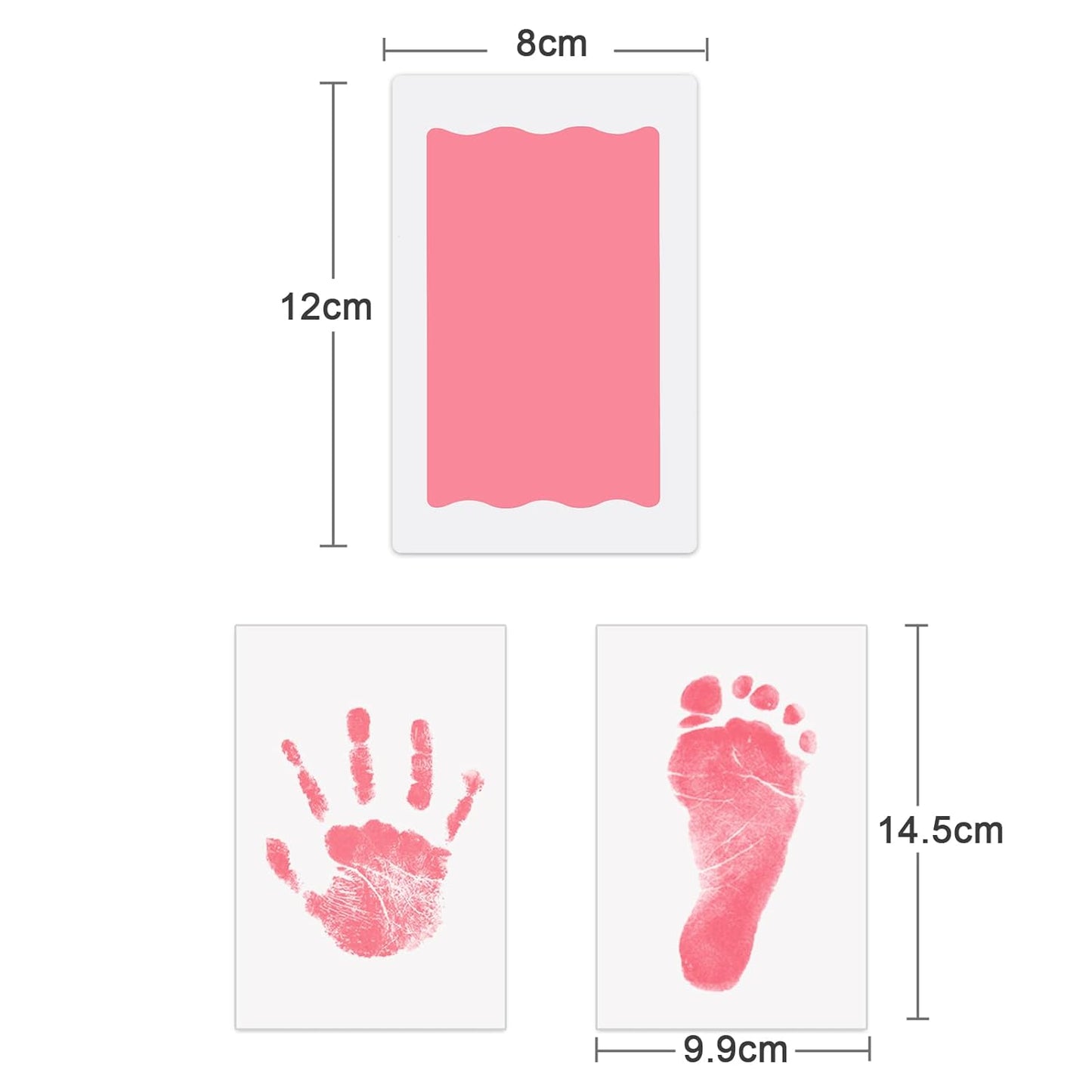 Baby Hand- und Fußabdruck-Set